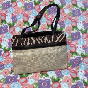 Cute print bag with little cosmetic bag